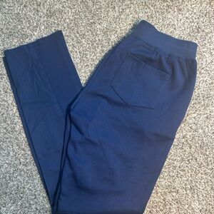 Jaanuu Blue Moto Contrast Pant/ Medium Scrub Pant